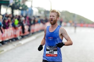 Jeroen van Aken bij Egmond Halve Marathon